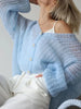 Sheer Cardigan - Luxurious Oversized Style for Effortless Elegance
