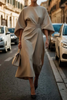 Suzie | Spring dress with wide sleeves