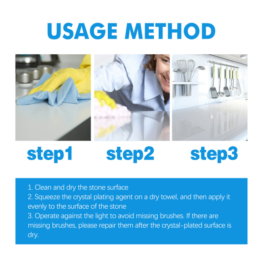 CrystalGleam™ - Restore Your Stone Surfaces to Showroom Perfection