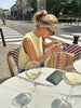 Butter Yellow Open-Back Knit Vest - Stylish & Lightweight Summer Essential