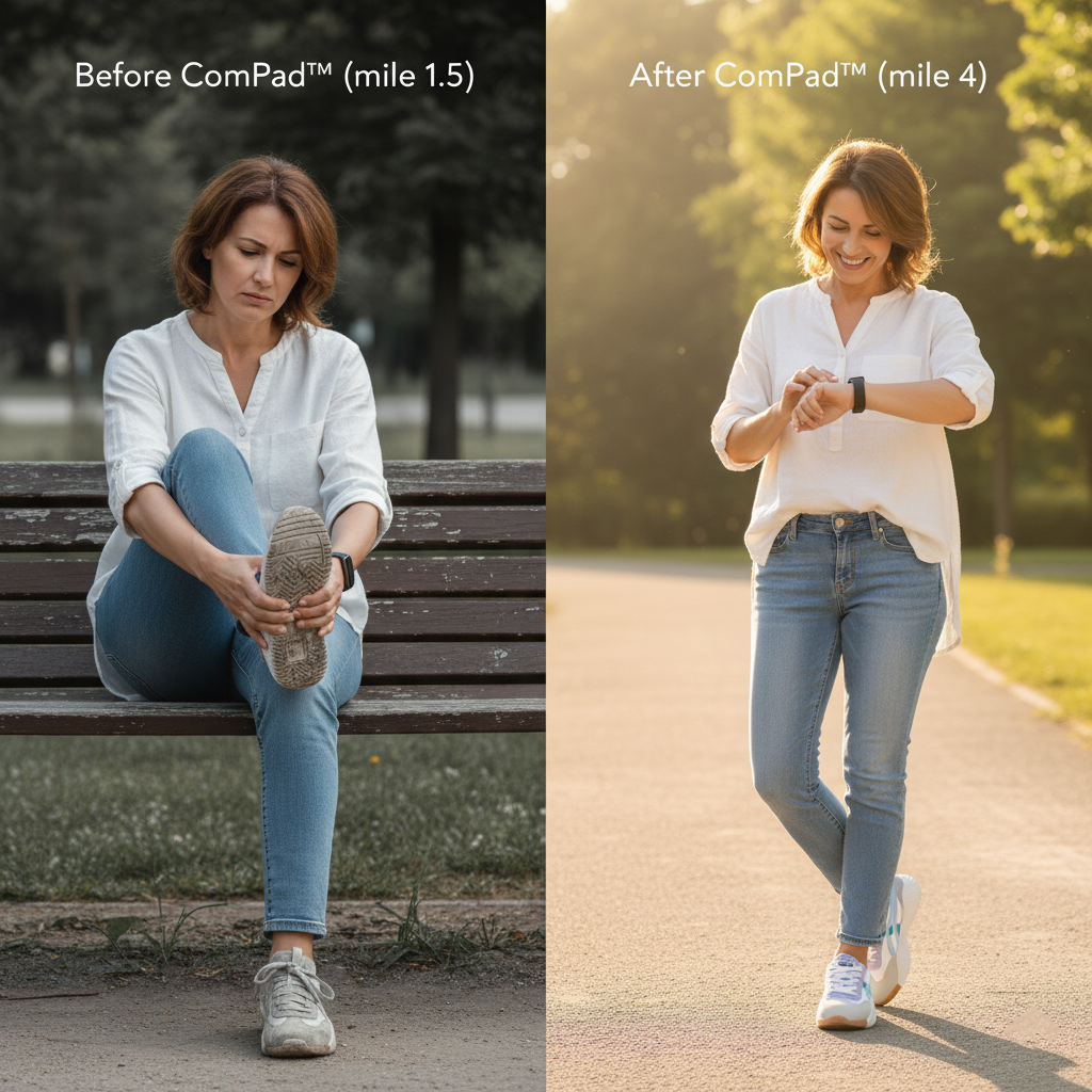 ComPad™ - Walk All Day Without Foot Fatigue - Orthopaedic Sneakers (+FREE Foot Care & Walking Challenge Guides)
