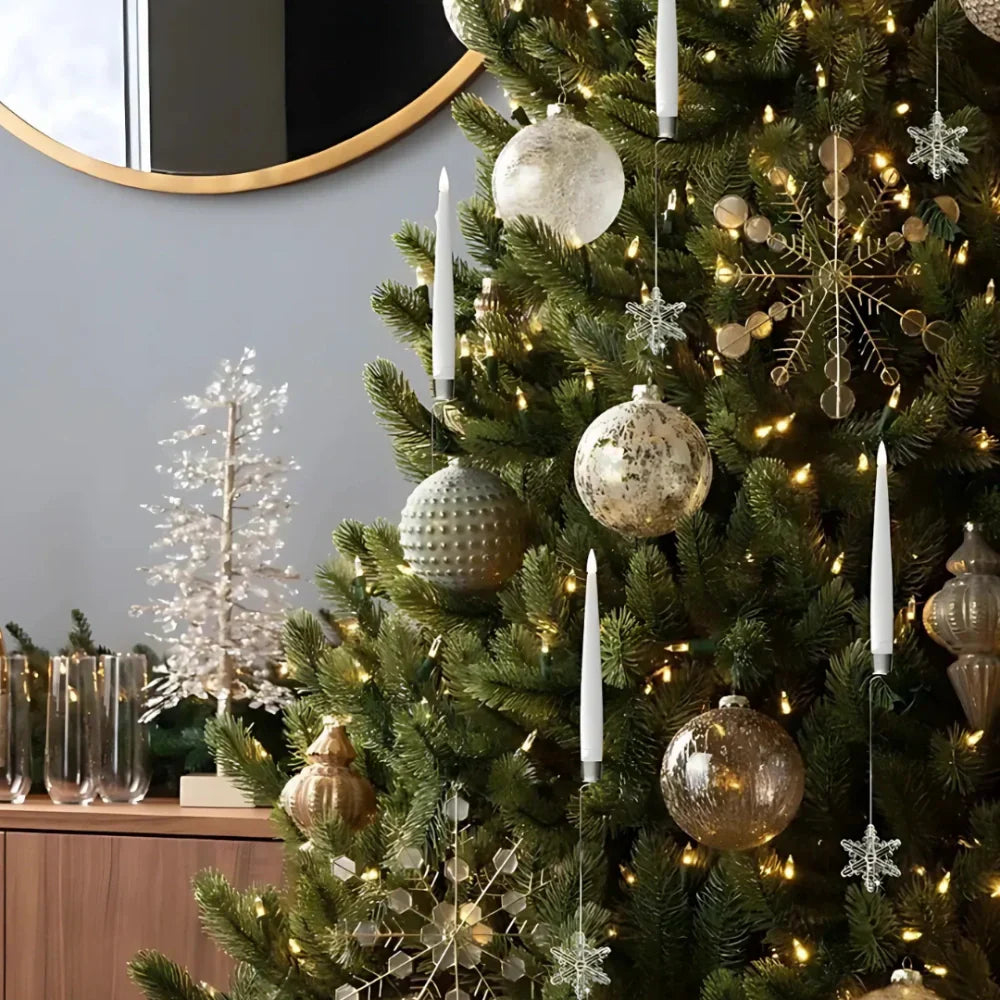 Christmas Tree Lights LED Flameless Candle Set