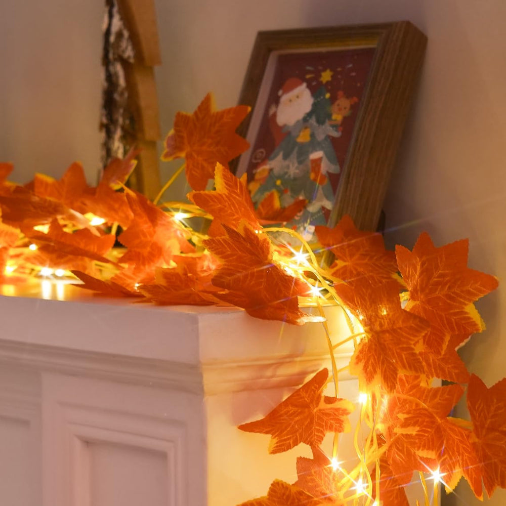 Christmas Decorations Indoor LED Vine Garland Ivy String Lights Decor