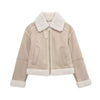 Shearling Jacket - Luxurious Suede for Timeless Style and Warmth