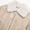 Shearling Jacket - Luxurious Suede for Timeless Style and Warmth