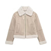 Shearling Jacket - Luxurious Suede for Timeless Style and Warmth