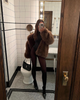 Ferryhill Brown Faux Fur Long Jacket - Luxurious Warmth & Style