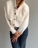 Plush Hoodie Jacket - Ultra-Soft Comfort with Elegant Gold Detailing