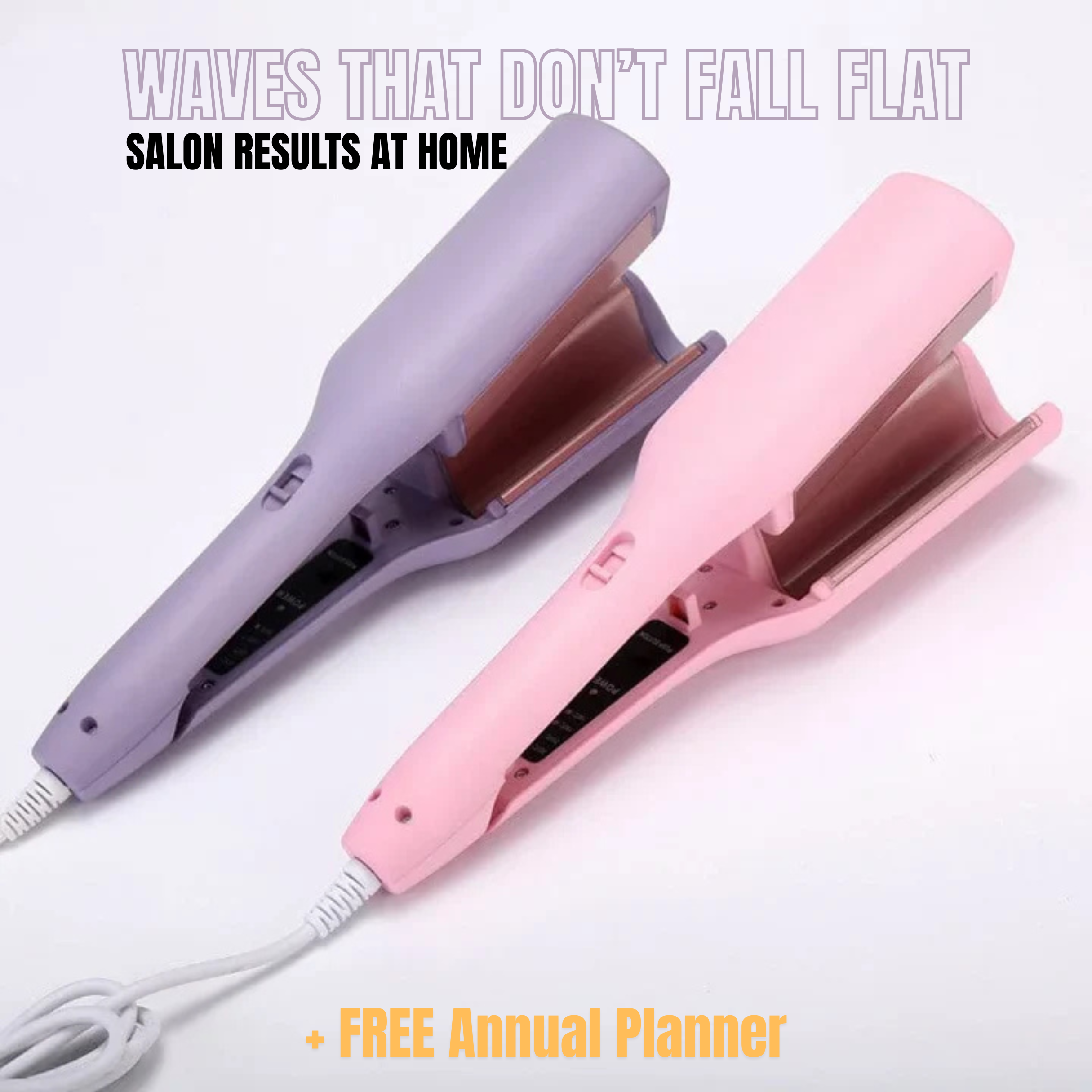 WaveMaster™ - 3-Minute French Waves That Last All Day (50% OFF + FREE Annual Planner - Limited Time)