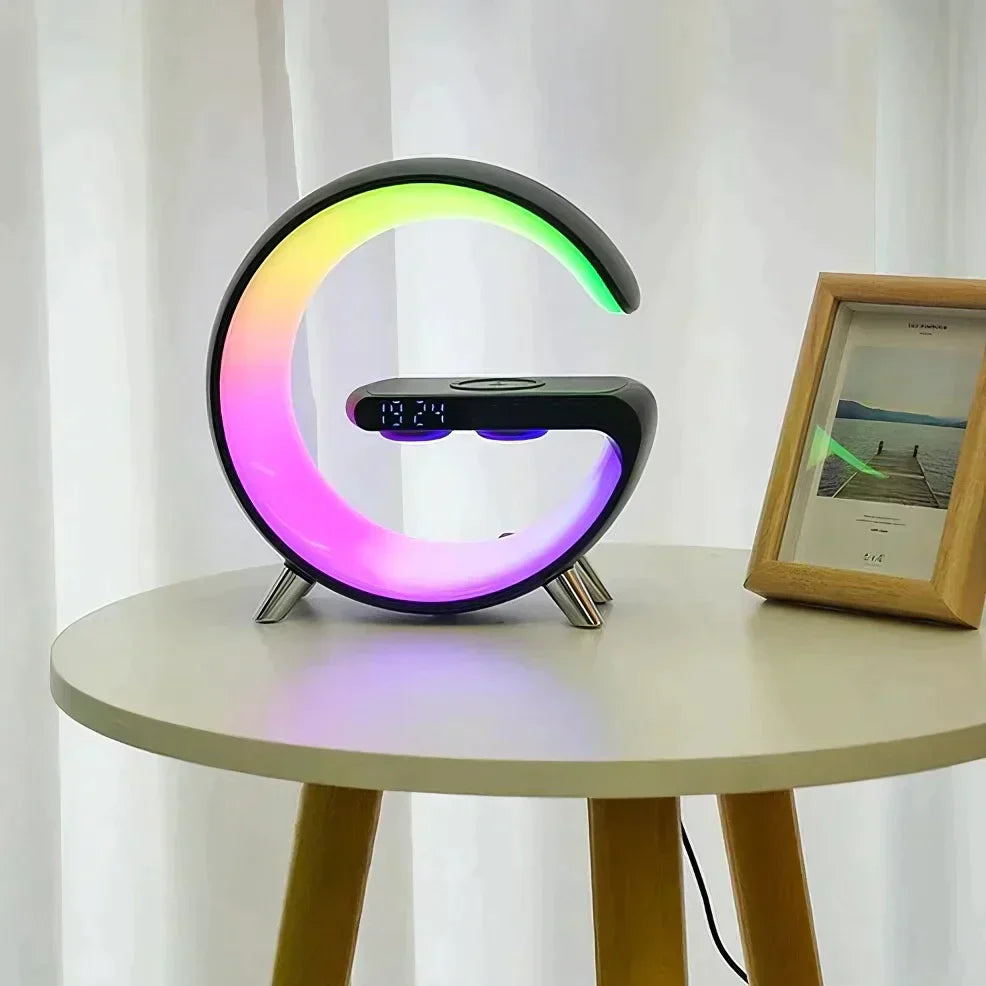 G-Shape™ - Alarm Clock, Mood Light, Speaker & Wireless Charger