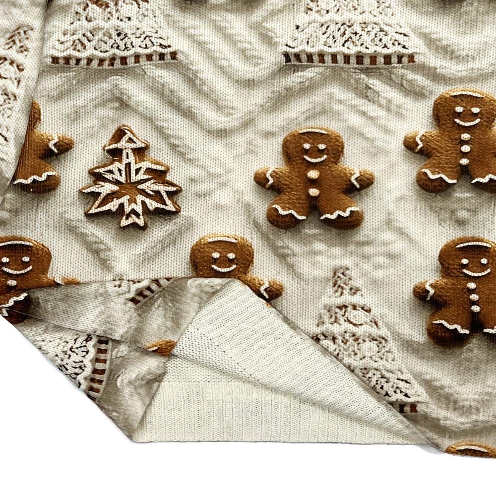 Women’s Ugly Christmas Sweater - Gingerbread Funny Holiday Knit