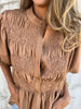 Silvia | Fold blouse with button closure