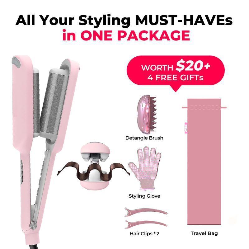 WaveCurl Elite™ - Effortless Beach Waves in 3 Minutes Flat (+ FREE Mystery bonus)