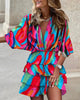 Floral boho dress with wrinkles-elegant and airy summer look