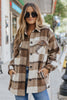 Ladies Casual Urgent Shacket | Flanelles Shirt jacket with buttons for autumn
