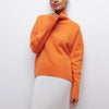 Ladies oversized turtleneck | Casual long sleeves knitted pullover