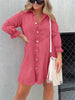 Ladies nail blouse dress | Button closure, long sleeves, casual fit