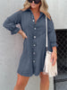 Ladies nail blouse dress | Button closure, long sleeves, casual fit