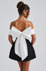 Iconic | Chic Black & White Mini Dress