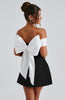 Iconic | Chic Black & White Mini Dress