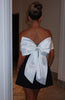 Iconic | Chic Black & White Mini Dress