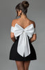 Iconic | Chic Black & White Mini Dress