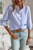 Elegant Long Sleeve White Blouse