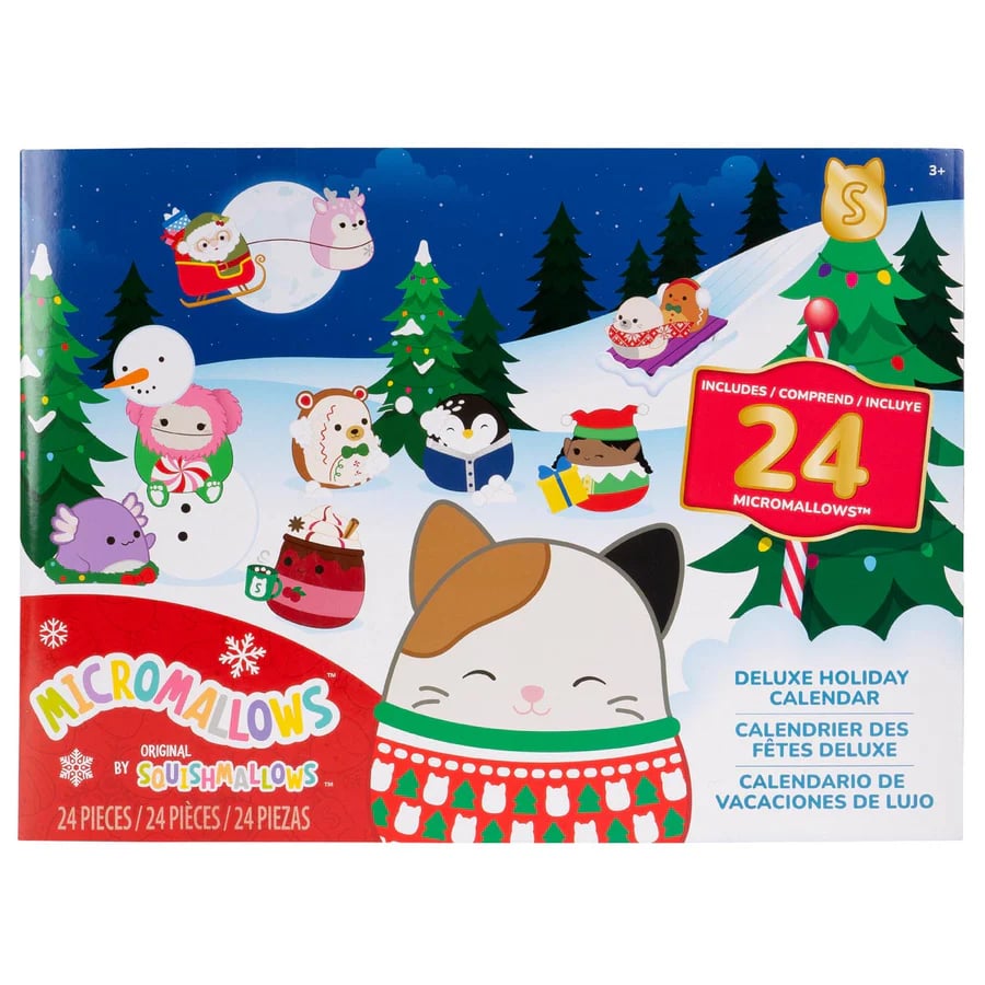 SquishJoy Holiday Surprise Set | Festive Advent Calendar Filled with Cuddly Squishmallows!