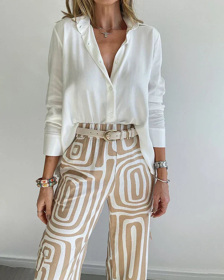 Olivia | Stylish two-part set (gift: free belt)