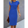 Elegant ladies dress with short sleeves