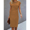 Elegant ladies dress with short sleeves