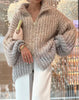 Elegant satin dress with knitted cardigan with sequins for women | Ideal for formal evenings