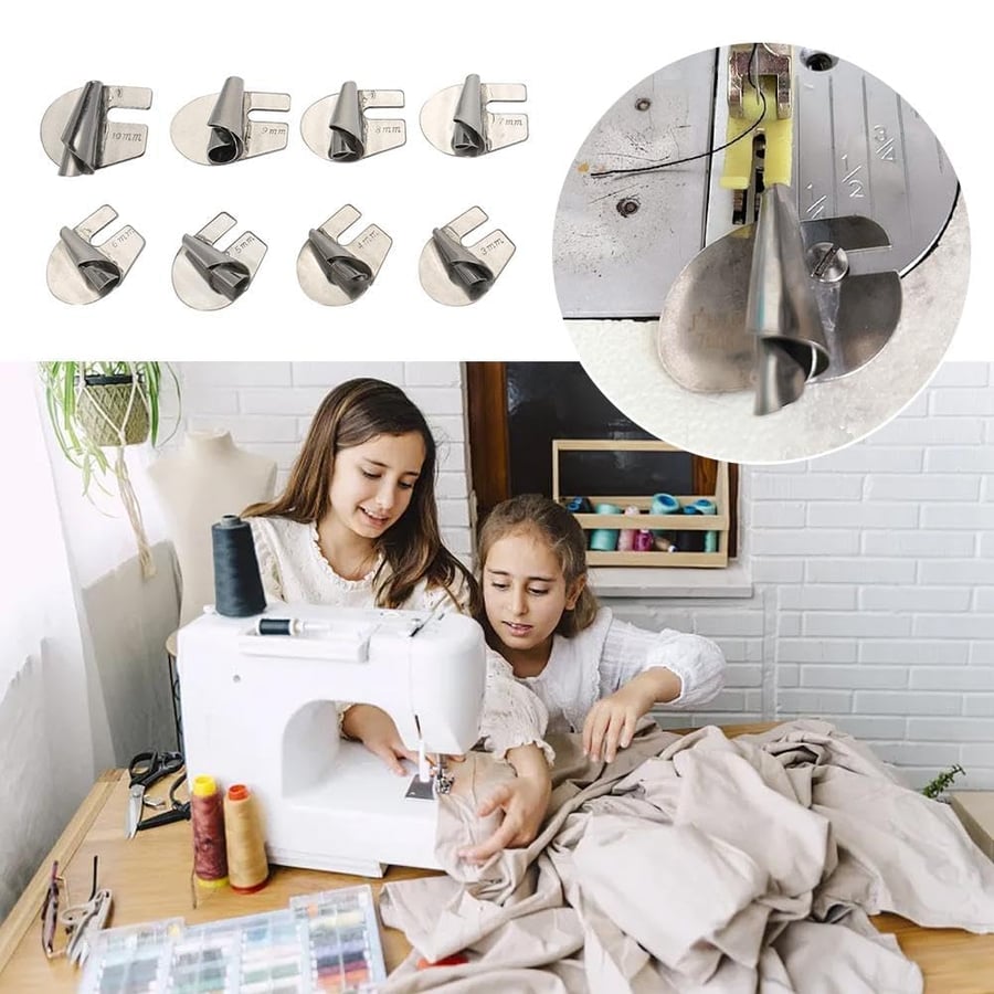 SewPro Elite™ - Precision Rolled Hemmer Foot Set for Flawless Professional Edges (+ FREE Mystery bonus)