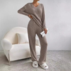 Ribbed 2-piece set-style and comfort in one