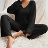 Ribbed 2-piece set-style and comfort in one