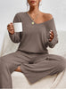 Ribbed 2-piece set-style and comfort in one