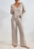Ribbed 2-piece set-style and comfort in one