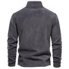 Men's fleece pullover | Half zipper, long sleeves, soft and warm, casual outdoor sweater