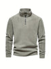 Men Half Rits Fleece Pullover | Warm long sleeves casual sweater