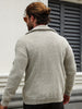 Men's half -zipper knitted sweater | Casual long sleeves pullover for the winter