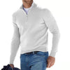 Men's half -zipper knitted sweater | Casual long sleeves pullover for autumn and winter