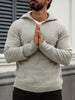 Men's half -zipper knitted sweater | Casual long sleeves pullover for the winter