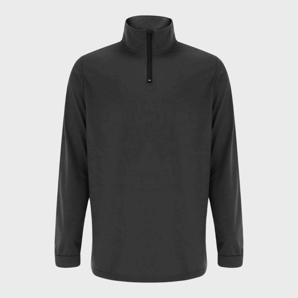 Men Half Rits Long Sleeve Pullover | Slim-Fit Casual Sweater
