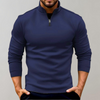 Men Half Rits Long Sleeve Pullover | Slim-Fit Casual Sweater