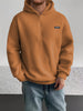 Men Sherpa Fleece Hoodie | Half Rits Casual Pullover