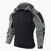 Men's Tactical Half-Zip Hoodie | Lightweight combat style hoodie with adjustable hood
