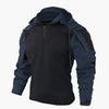 Men's Tactical Half-Zip Hoodie | Lightweight combat style hoodie with adjustable hood