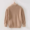 Autumn cardigan standing collar with zipper