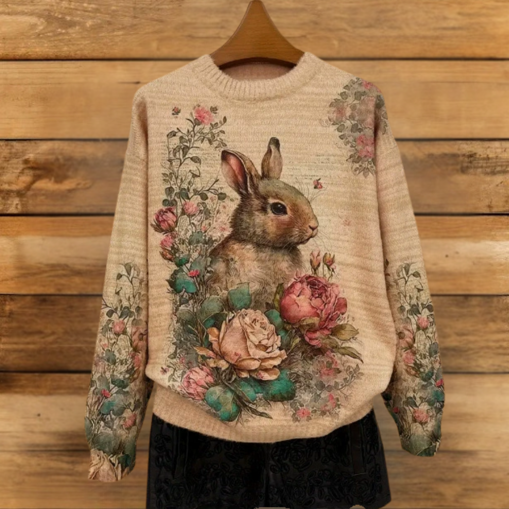 Women’s Ugly Christmas Sweater - Funny Cat Santa Sweatshirt