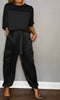 EMMY - STYLISH CASUAL SATIN SET
